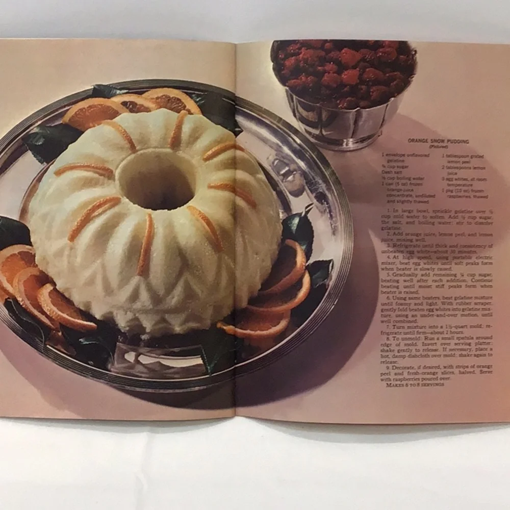 McCalls 1965 dessert recipes 65 page recipe book